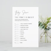 HARLOW価格ベビーシャワーゲームを推測 (スタンド正面)