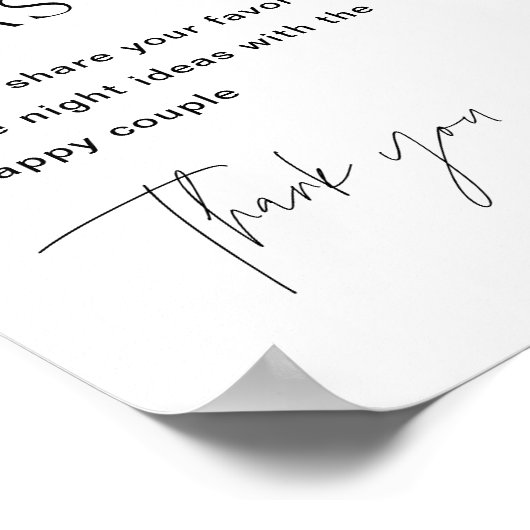 HARLOW日付の夜のアイディア標識 ポスター (角)