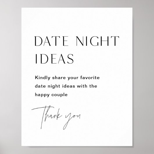 HARLOW日付の夜のアイディア標識 ポスター (正面)