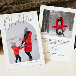 HARLOW Edgy Archモダン Photo Oh WhatおもしろいHoliday 招待状