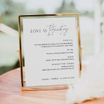 HARLOW Love Is Intoxicatingバーメニューサイン8x10 ポスター<br><div class="desc">Harlow Collection – クリーンな洗練と完璧なブレンドモダンしゃれている。スタイルとエレガンスを醸し出すモダンスクリプトフォントで設計されている。コレクション内の各製品は、時代を超越したトレンドの外観を示すために考え深く作られている。</div>
