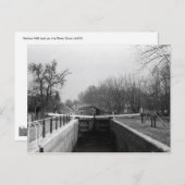 Harlow Mill lock, Essex, UK ポストカード (正面/裏面)