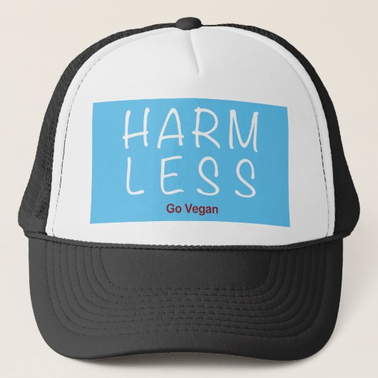 Harm Less – 移動ビーガン(ライトバージョン) キャップ (正面)