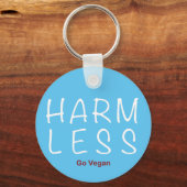 Harm Less – 移動ビーガン(ライトバージョン) キーホルダー (正面)