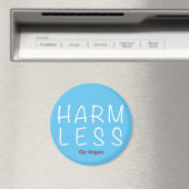 Harm Less – 移動ビーガン（ライトバージョン） マグネット (インサイチュ (食洗機))