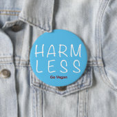 Harm Less – 移動ビーガン（ライトバージョン） 缶バッジ (インサイチュ)
