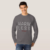 Harm Less – 移動ビーガン(ライトバージョン) Tシャツ (正面フル)