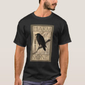 Harm None Wiccan  Black Unisex Short Sleeve Modern Tシャツ (正面)