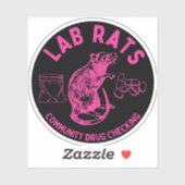 Harm Reduction Sisters Lab Rats Logo シール (シート)