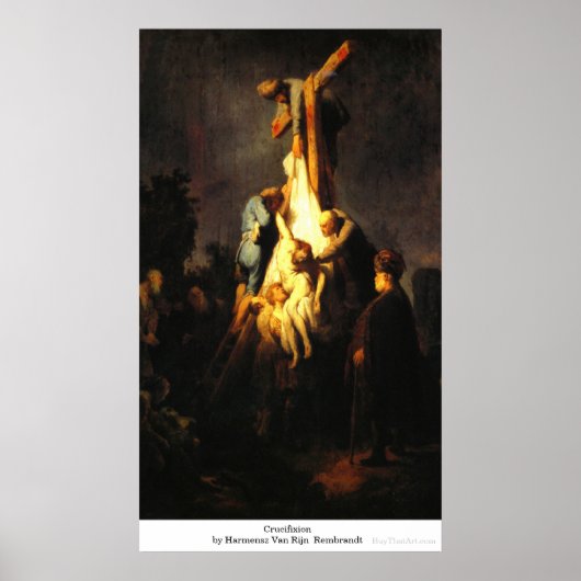 Harmensz Van Rijn RembrandtによるCrucifixion ポスター (正面)