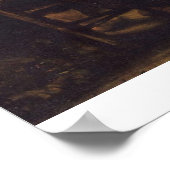 Harmensz Van Rijn Rembrandt著Emmausのキリスト ポスター (角)