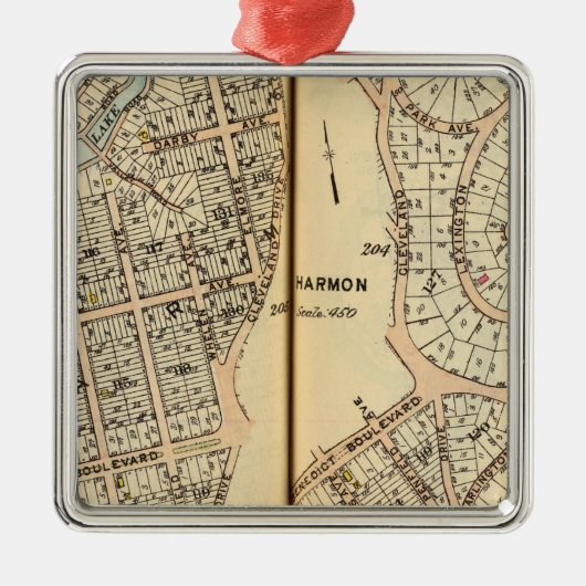 Harmon公園、ニューヨーク2 メタルオーナメント (正面)