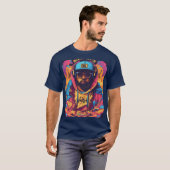Harmonic Fusion:自然とTMenの基本Tシャツ Tシャツ (正面フル)