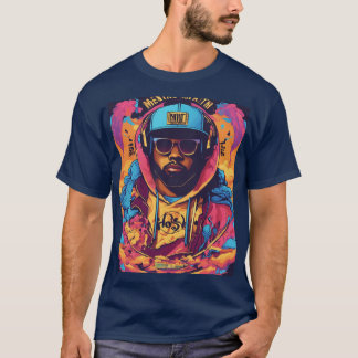 Harmonic Fusion:自然とTMenの基本Tシャツ Tシャツ