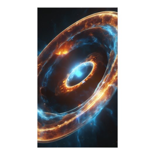 Harmonic Orbit: Twin Cosmic Rings フォトプリント (正面)