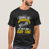Harmonica Player Dad Tシャツ (正面)