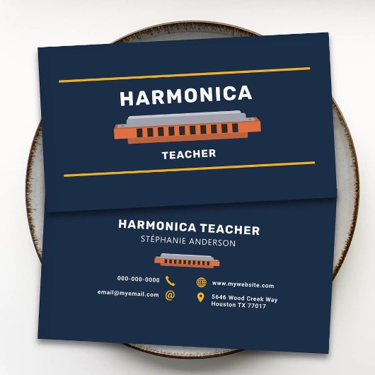 Harmonica Teacher 名刺