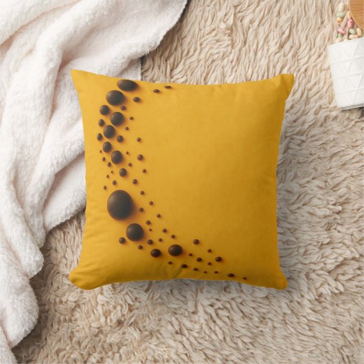 Harmonie Dynamique chocolat クッション (ブランケット)