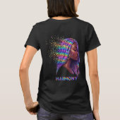 Harmonious_Colors_Digital_Colors美しい。 Tシャツ (裏面)