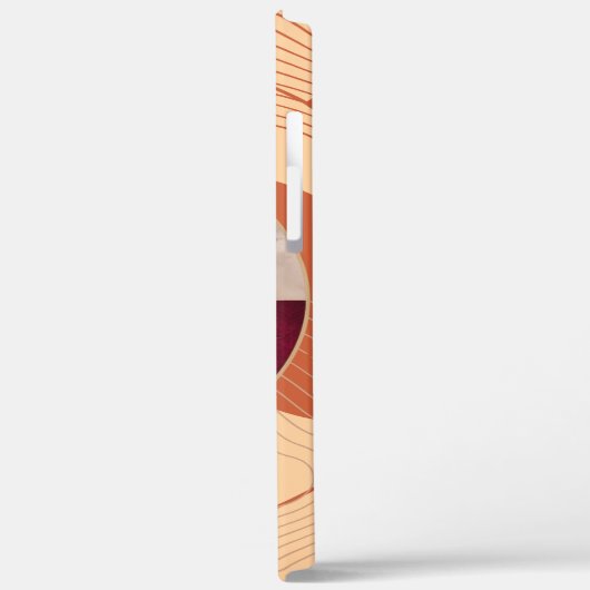 Harmonious Orange Blossom Circles Case-Mate iPhoneケース (裏面 / 左)