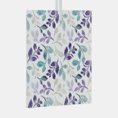  Harmonious Watercolor Leaves Design  ガラスオーナメント (正面右)