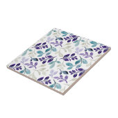  Harmonious Watercolor Leaves Design  タイル (側面)