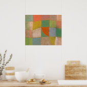 Harmonized Region by Paul Klee ポスター (キッチン)
