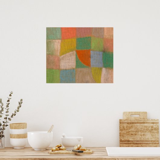 Harmonized Region by Paul Klee ポスター (キッチン)