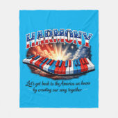 HARMONY フリースブランケット (正面)