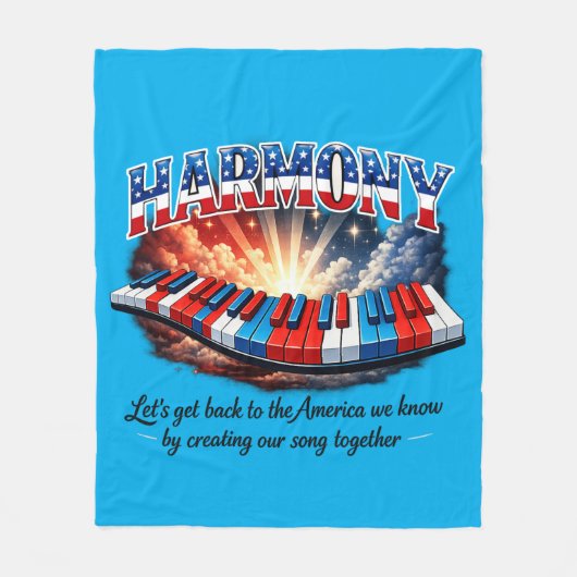 HARMONY フリースブランケット (正面)