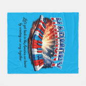 HARMONY フリースブランケット (正面(横))