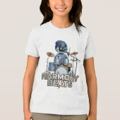 Harmony Beats – Zedoura ドラマー トライブレンドTシャツ (正面)