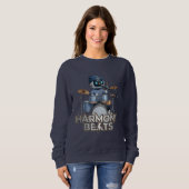 Harmony Beats – Zedoura Drummer スウェットシャツ (正面フル)