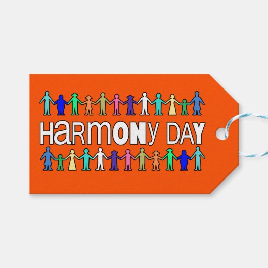 Harmony Day Australia  ギフトタグ (正面(横))
