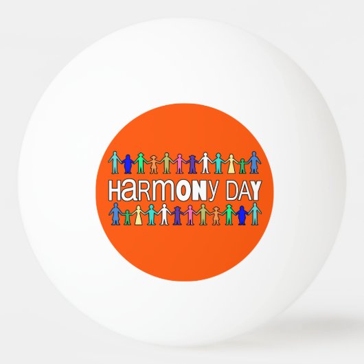 Harmony Day Australia  卓球ボール (正面)