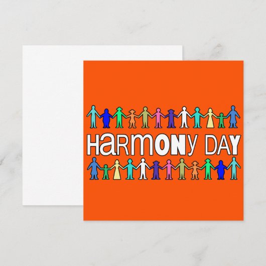 Harmony Day Australia  招待状 (正面/裏面)