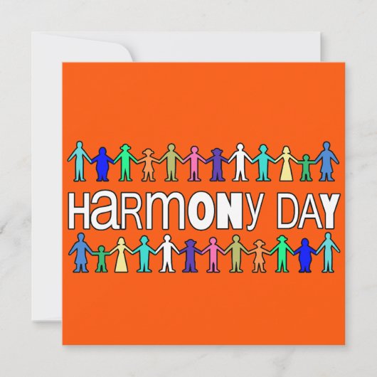 Harmony Day Australia  招待状 (正面)
