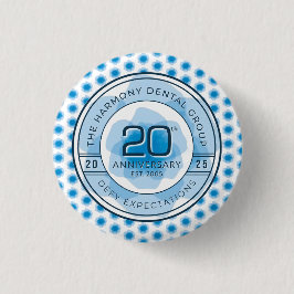 Harmony Dental 20周年記念ボタン 缶バッジ