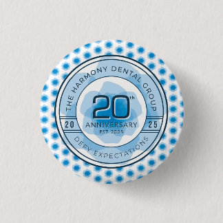 Harmony Dental 20周年記念ボタン 缶バッジ