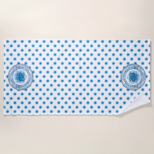 Harmony Dental 20th Anniversary Beach Towel ビーチタオル (正面)