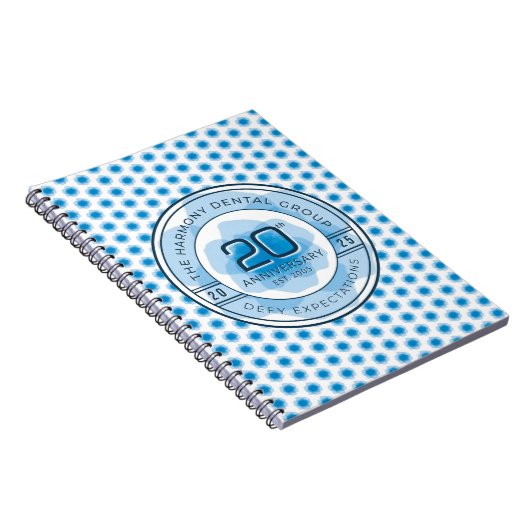 Harmony Dental 20th Anniversary Notebook ノートブック (右側)