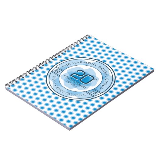 Harmony Dental 20th Anniversary Notebook ノートブック (左側)