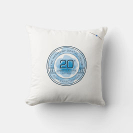 Harmony Dental 20th Anniversary Throw Pillow クッション