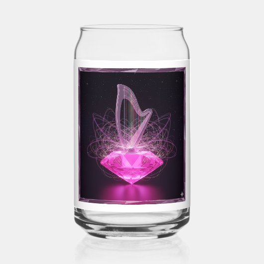 Harmony Harp Drinkware Set ガラス缶 (正面)