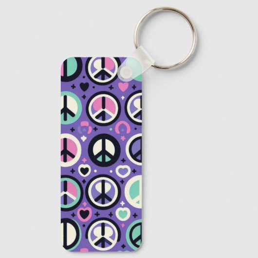 Harmony Hues A Peaceful Pattern / Tons de Harmonia キーホルダー (裏面)