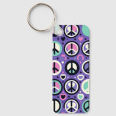 Harmony Hues A Peaceful Pattern / Tons de Harmonia キーホルダー (正面)