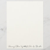 Harmony In Bloom レターヘッド (裏面)