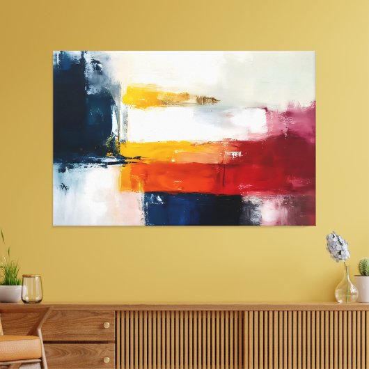 Harmony in Fragments キャンバスプリント (インサイチュ (リビング))