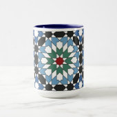 Harmony in Tiles – Moroccan Geometric Mug マグカップ (中央)
