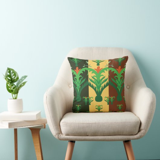 Harmony Line Pattern Decorative Throw Pillow – Bal クッション (椅子)